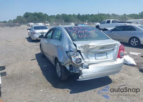 2015 Chevrolet Sonic Lt Auto from USA, damaged, VIN 1G1JC5SH8F4205653